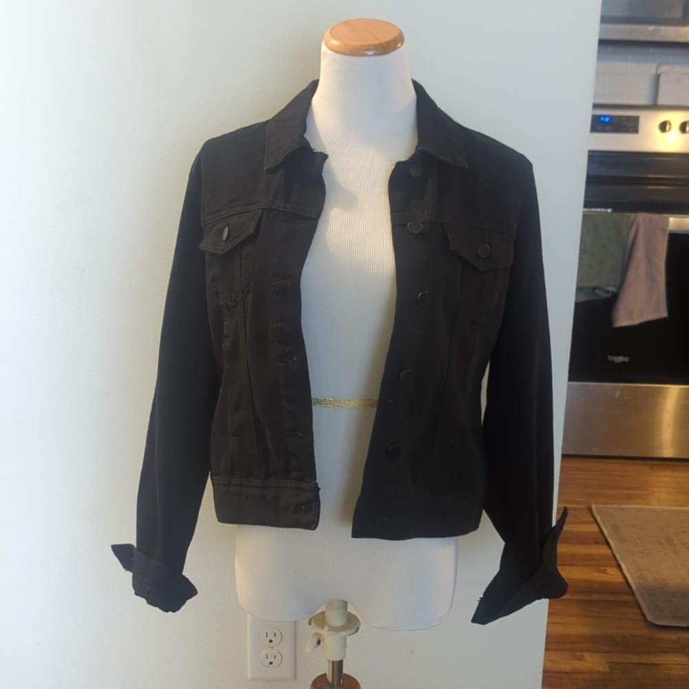 Black Jean Jacket
